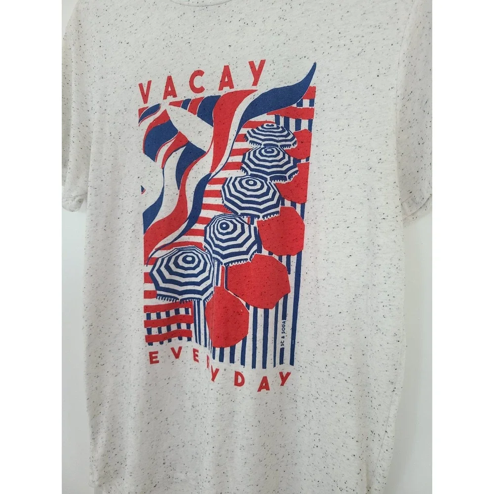 Scotch & Soda Vacay Everyday Graphic Tee | Men's Large | Beach Coastal Summer